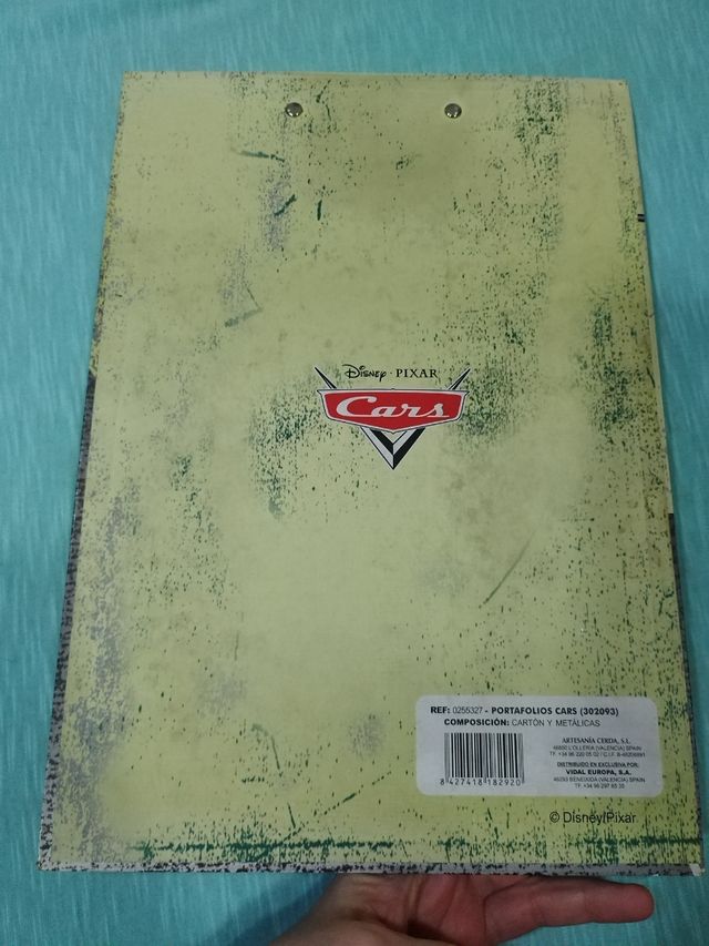 Portafolio Cars tamaño A4