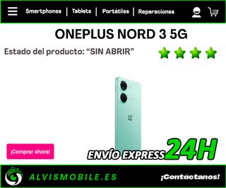 💥Oneplus Nord 3 256GB Verde "Sin abrir"💥