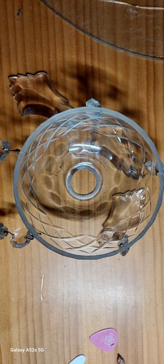 Repuesto lámpara cristal de roca 12cm diamentro