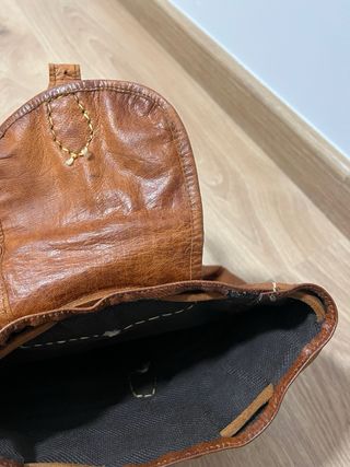 Mochila cuero