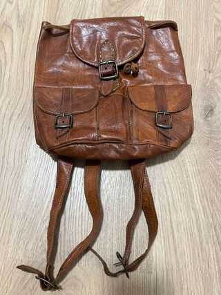 Mochila cuero