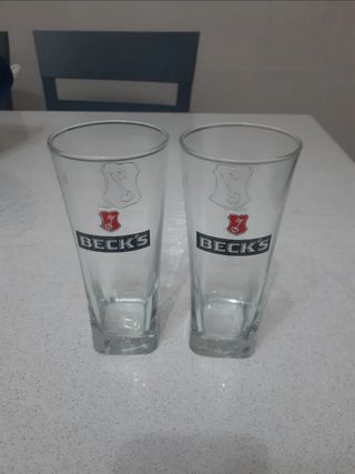 Bicchieri birra Beck's