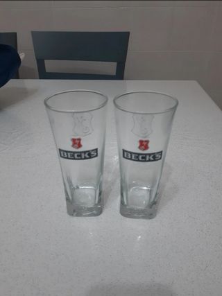 Bicchieri birra Beck's