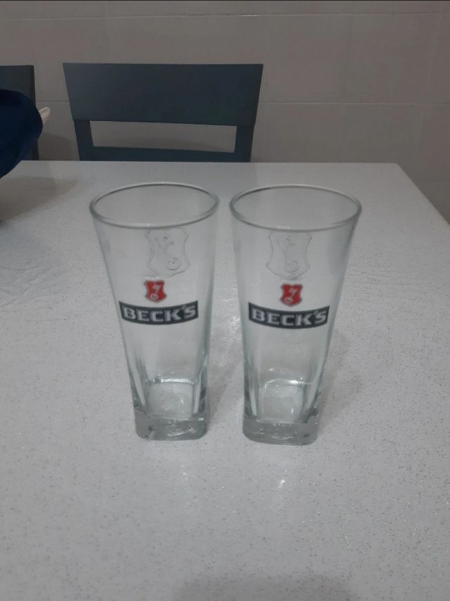 Bicchieri birra Beck's
