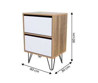 2 MESITAS DE NOCHE DE PINO