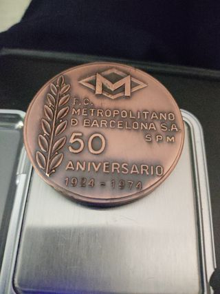 Medalla 50 Aniversario F.C. Barcelona Bronce
