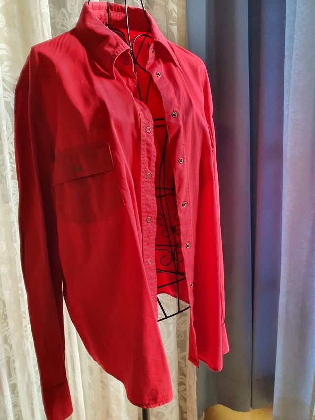 Camicia di cotone/ taglie comode