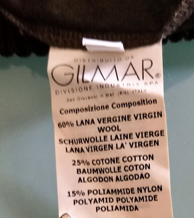 Maglia collo alto sciallato