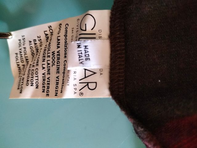 Maglia collo alto sciallato