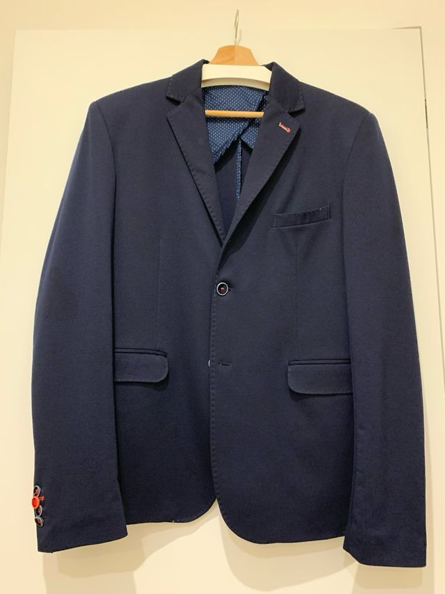 Giacca blu uomo. Adriano Sassi