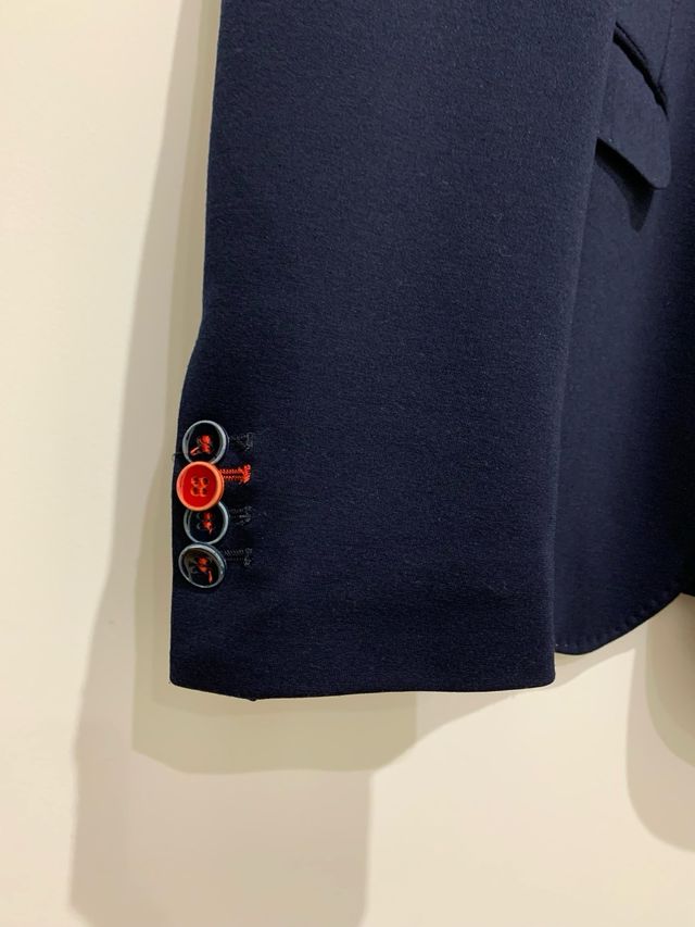 Giacca blu uomo. Adriano Sassi