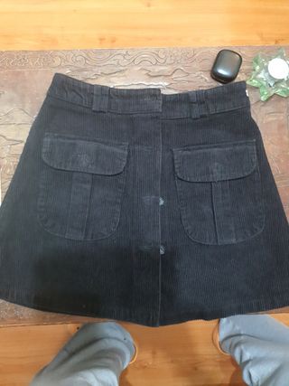Mini falda de pana