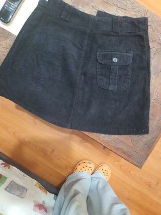 Mini falda de pana