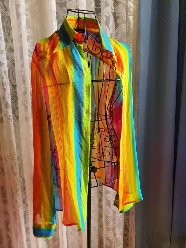 Camicia in pura seta