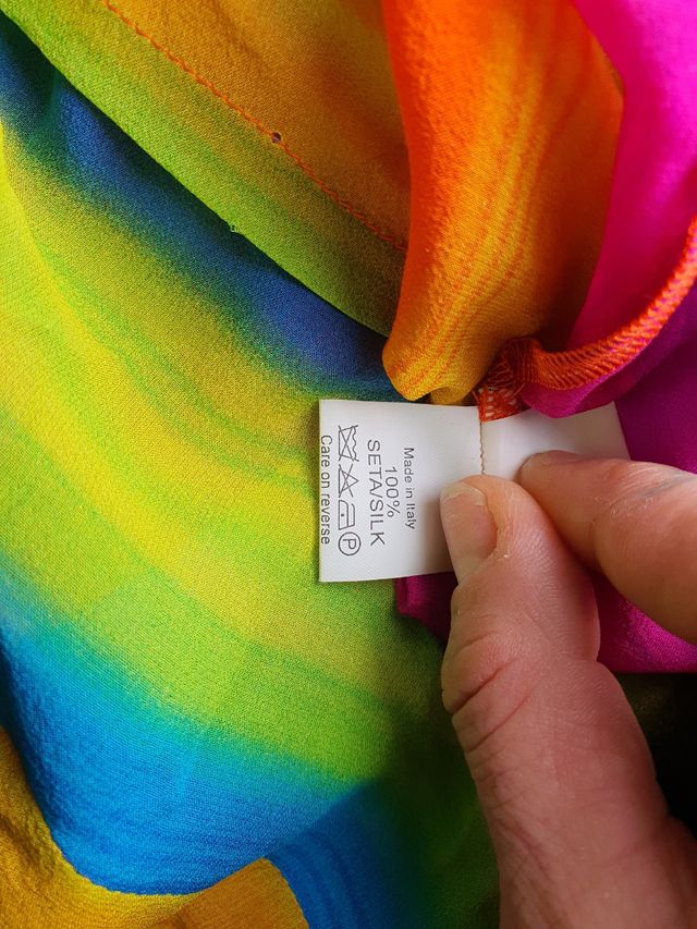 Camicia in pura seta