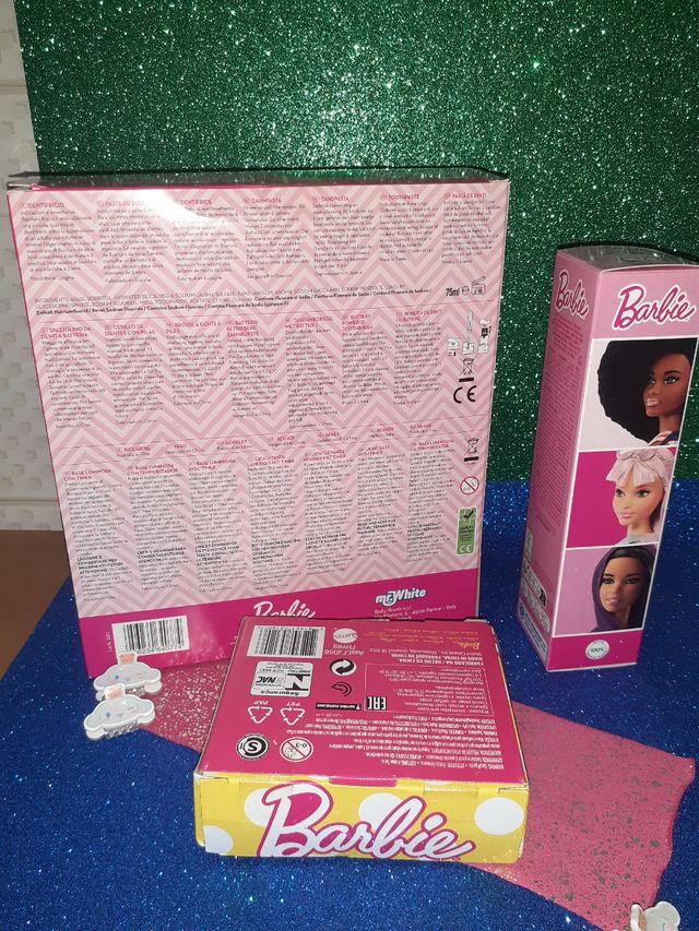 Barbie Set oral kit+ body mist+ omaggio