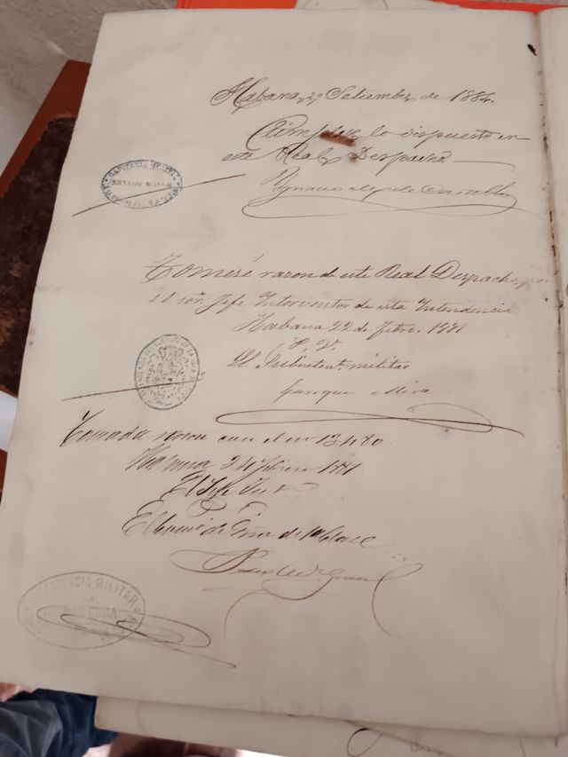 Cartas d Alfonso Xll y Xlll