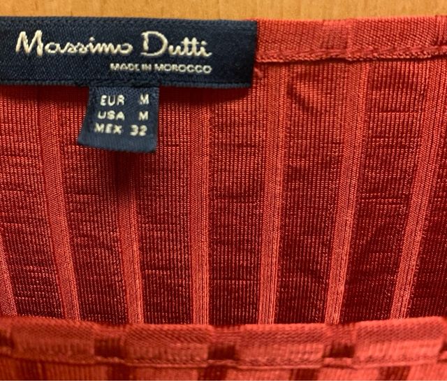 Camiseta manga larga Massimo Dutti t. M