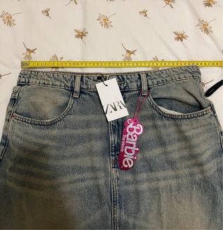 Falda y Top Denim Barbie Zara  XL