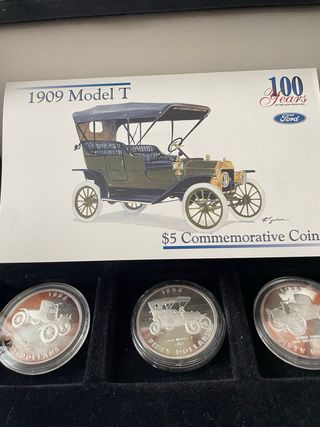 Monedas Conmemorativas 100 años Ford