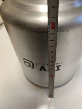 Cubitera enfriador botellas acero inoxidable.