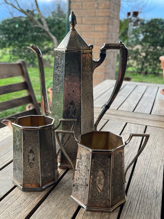 Servizio da te Sheffield antico