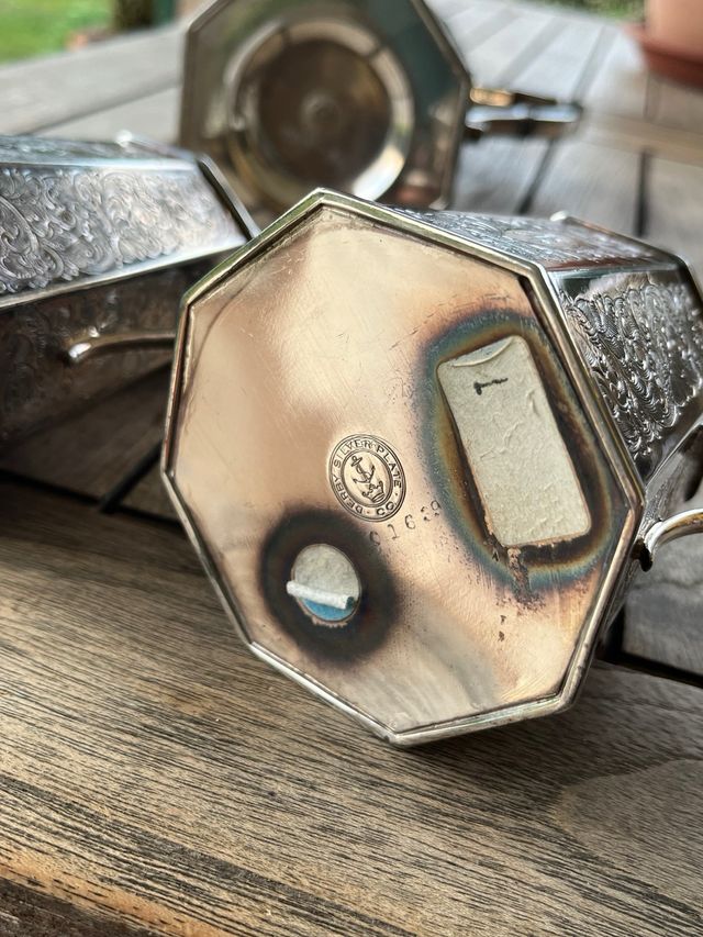 Servizio da te Sheffield antico