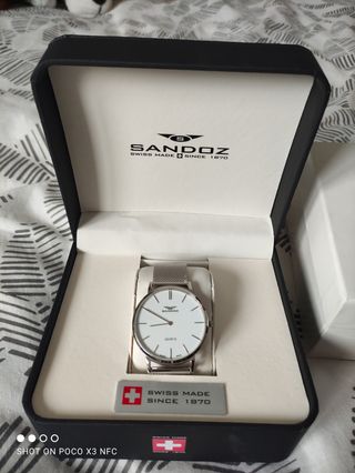 Reloj suizo Sandoz con malla