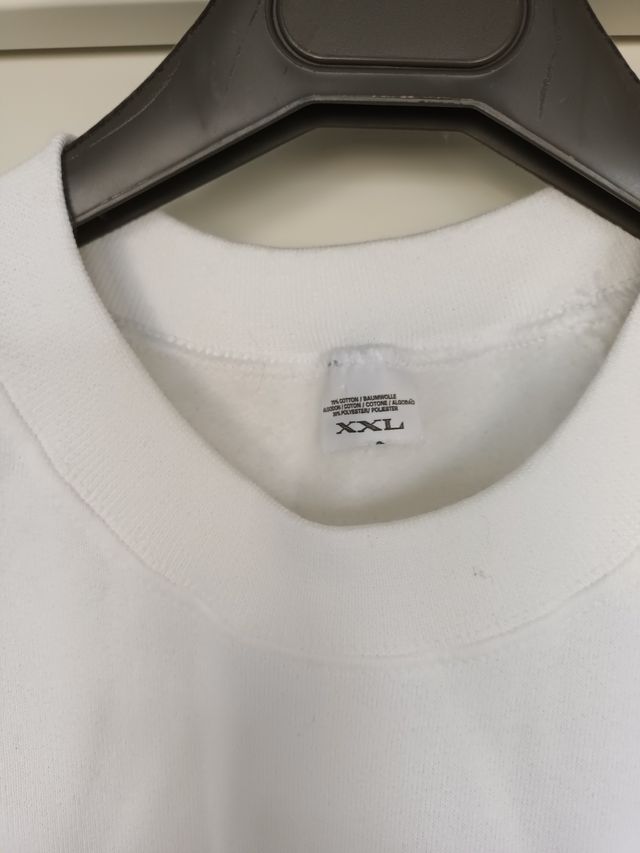 felpe set di 4 bianca con disegno