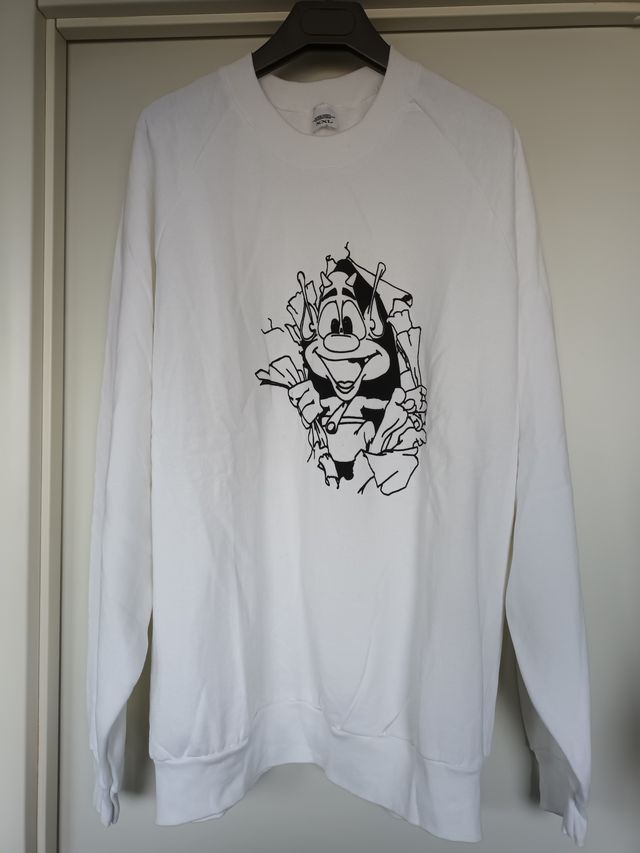 felpe set di 4 bianca con disegno