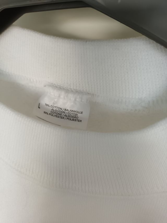 felpe set di 4 bianca con disegno