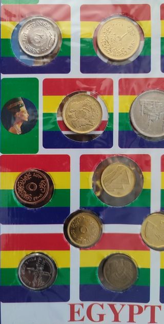 Estuche Monedas Egipto 