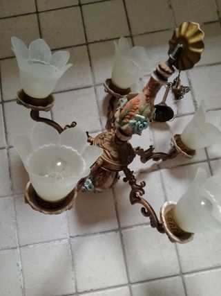 Lampadario tipo Capodimonte