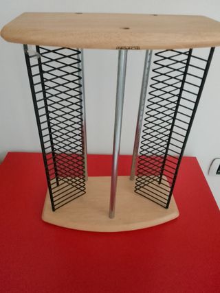 Porta CD il legno e metallo 