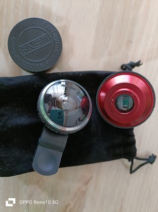 Kit lentes ojo de pez y gran angular