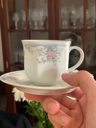 JUEGO DE TAZAS DE PORCELANA CHINA