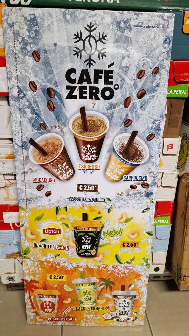 Tabella di latta caffè vero