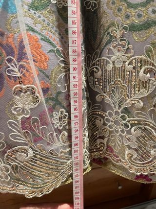 Traje de fallera color malva