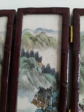 Pequeño biombo chino