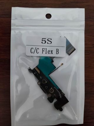 Flex de Carga Iphone 5s Negro