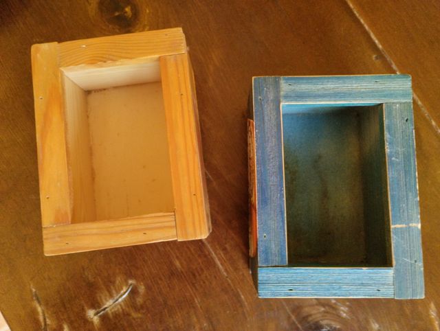 Cajas de madera Mahou