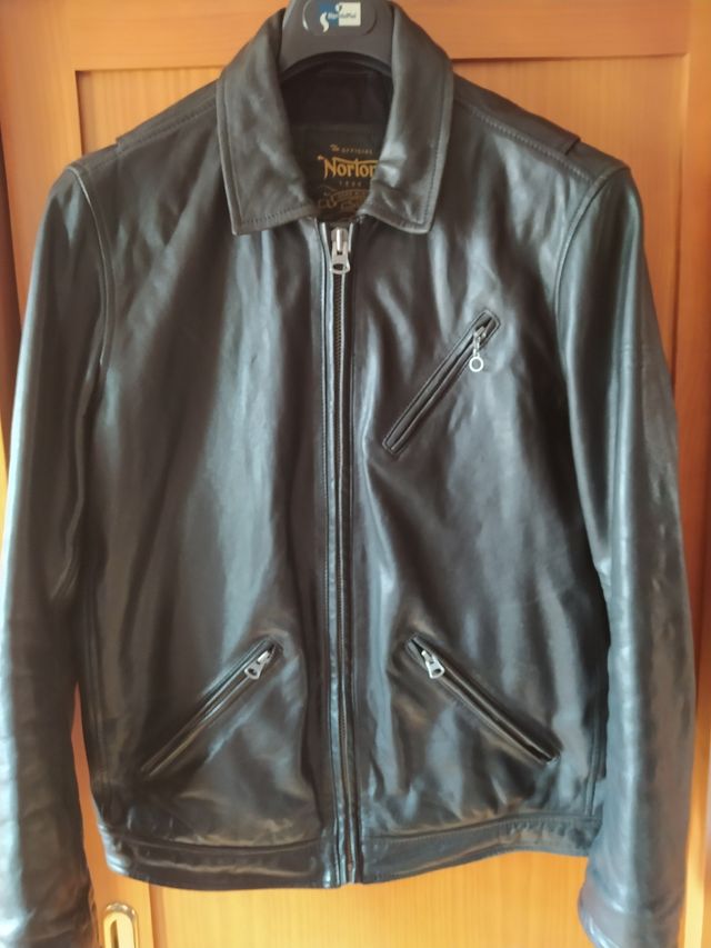 Cazadora cuero Norton