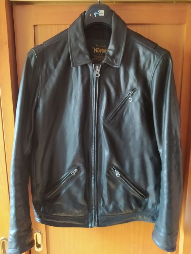 Cazadora cuero Norton