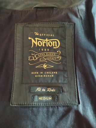 Cazadora cuero Norton