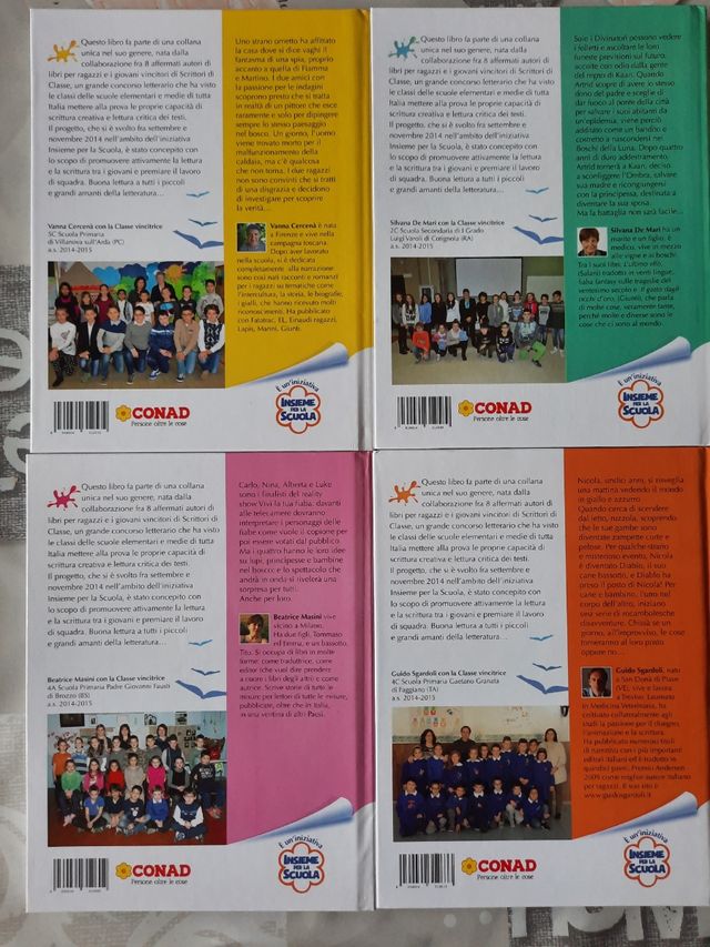 8 Libri Conad - Scrittori di classe