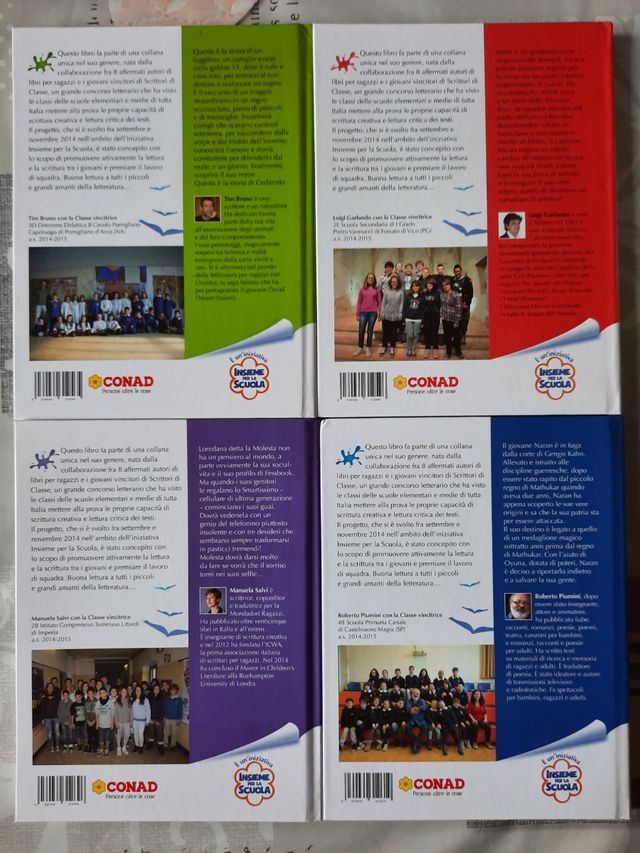 8 Libri Conad - Scrittori di classe
