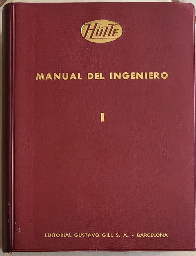 LIBRO: MANUAL DEL INGENIERO I.