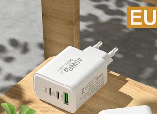 CARICABATTERIA DA MURO 3 PORTE IPHONE IPAD SAMSUNG