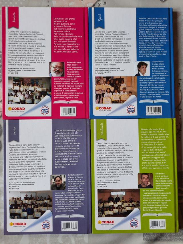 8 libri conad - Scrittori di classe 2