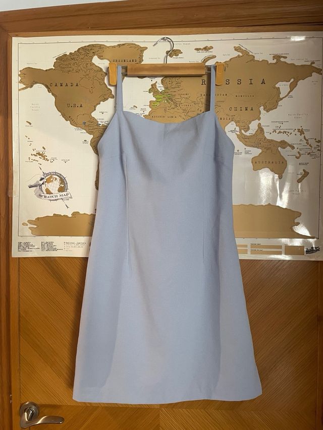 Vestido corto azul